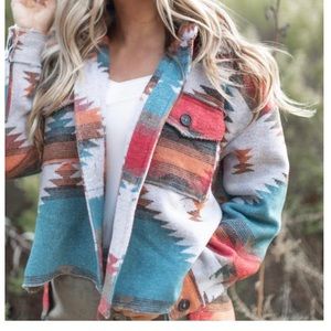 Chelsea Aztec Shirt jacket